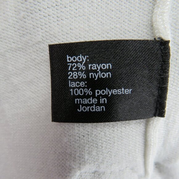 Lane Bryant Sweater Womens 2XL 22/24 Striped Floral Lace Hem Pullover Plus Size - Picture 6 of 10